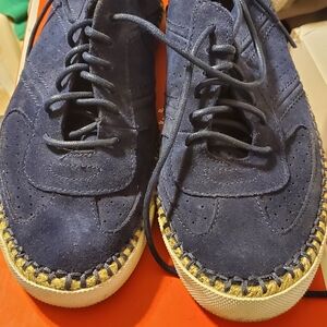 Coach Blue Suede Sneakers